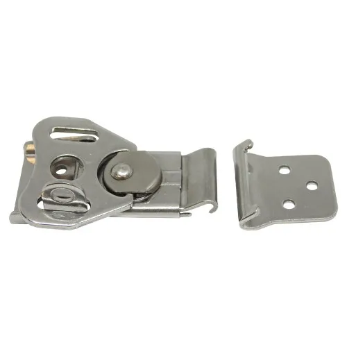 104mm x 48mm Stainless Steel Butterfly Latch with Catch Plate - Lockable