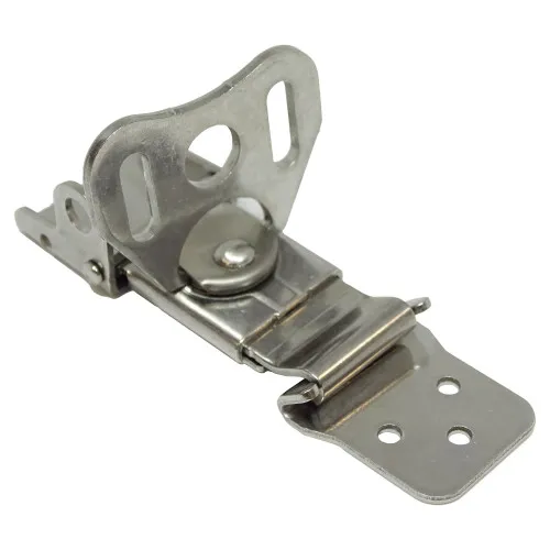 104mm x 48mm Stainless Steel Butterfly Latch with Catch Plate - Lockable
