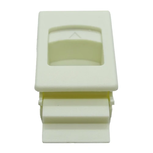 25.5mm x 39.5mm Concealed Snap-in Latch - White