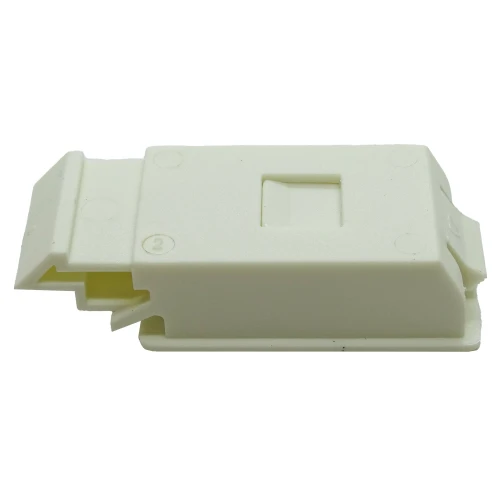 25.5mm x 39.5mm White Concealed Snap-in Latches 