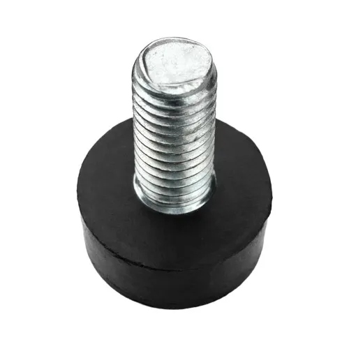 M6 x 47mm Low Profile Adjustable Foot - 15mm Base | Polyethylene