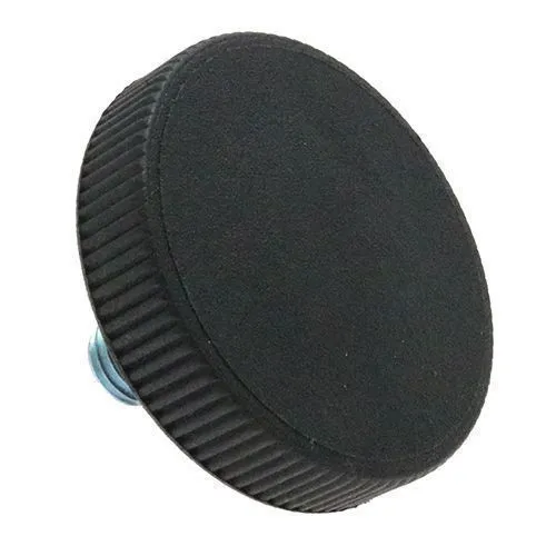 M6 x 37mm Low Profile Adjustable Foot - 20mm Base | Polyethylene