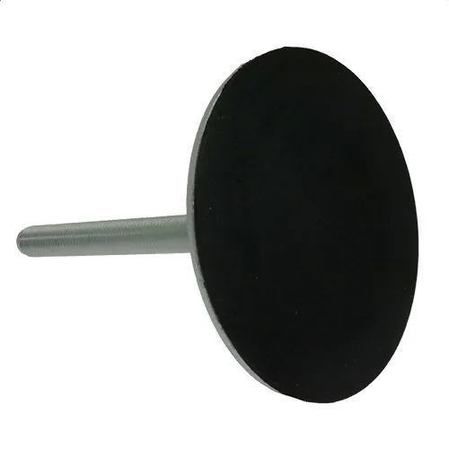 100mm (M16) Rubber Base - Machinery Foot - 20000N | Galv Steel