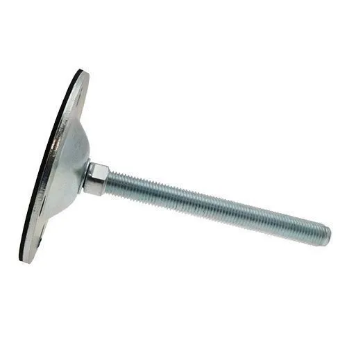 100mm (M20) Rubber Base Machinery Foot - 20000N | Galv Steel