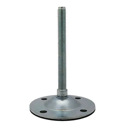 150mm (M20) Rubber Base Machinery Foot - 20000N | Galv Steel