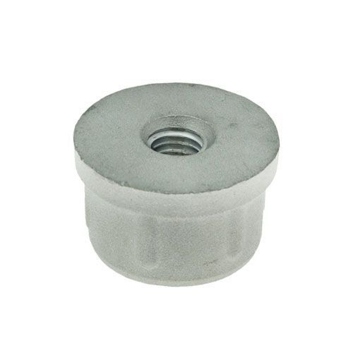 32mm Round Aluminium Tube Insert (M10 Thread) - 1.5mm Wall