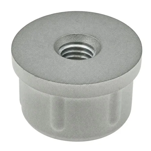32mm Round Metal Tube Insert (M10 Thread) - 2mm Wall