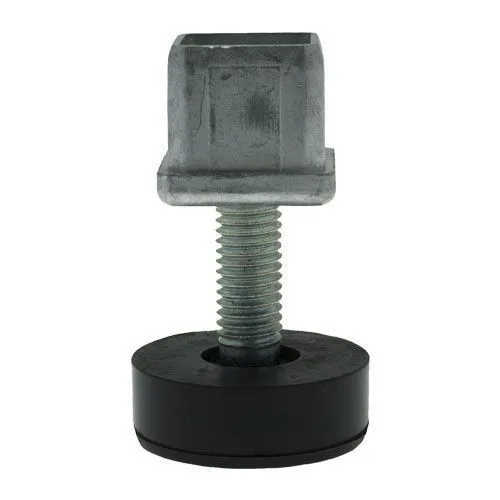 25 x 25mm Square Aluminium Insert (M10 Thread) - 2mm Wall