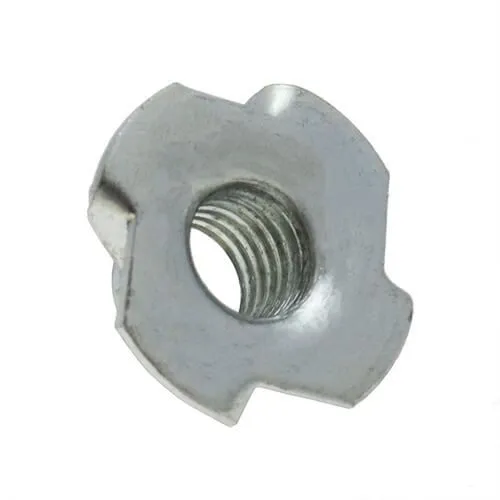 M6 T Nut, 7.4mm Length, 19mm Diameter, Steel