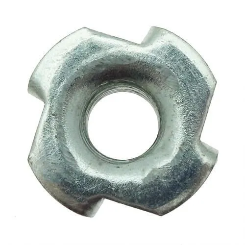 M6 T Nut, 7.4mm Length, 19mm Diameter, Steel