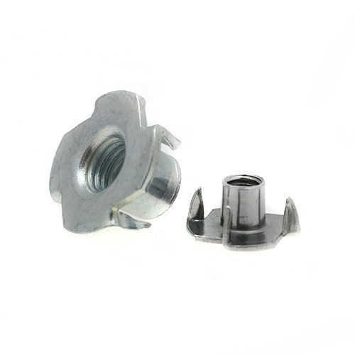 M8 T-Nut - Pronged Insert for Wood | Steel (Indoor Use)
