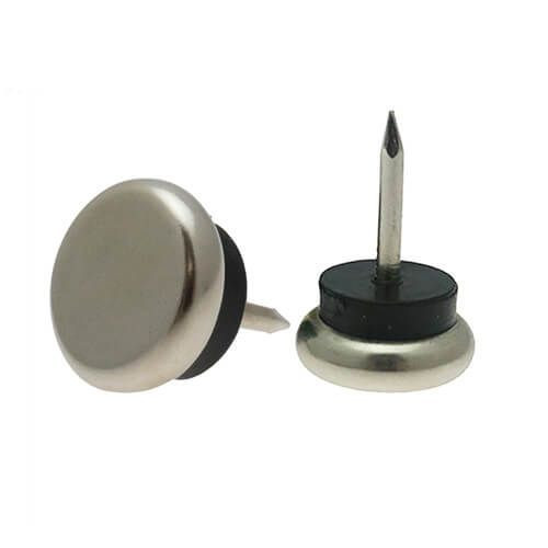 Nail On Metal Glides for Furniture | 24mm x 9.8mm