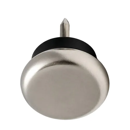 24mm Metal Furniture Glide (Nail On) | Zinc Plated Steel