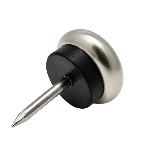 30mm Metal Furniture Glide (Nail On) | Zinc Plated Steel