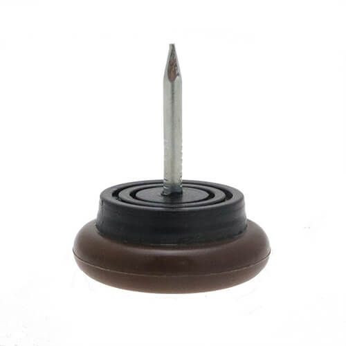 Nylon Nail On Glides for Furniture | 24mm x 10.8mm