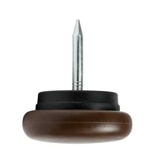24mm Brown Nylon Furniture Glide (Nail On)