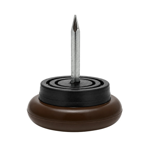 27mm Brown Nylon Furniture Glide (Nail On)