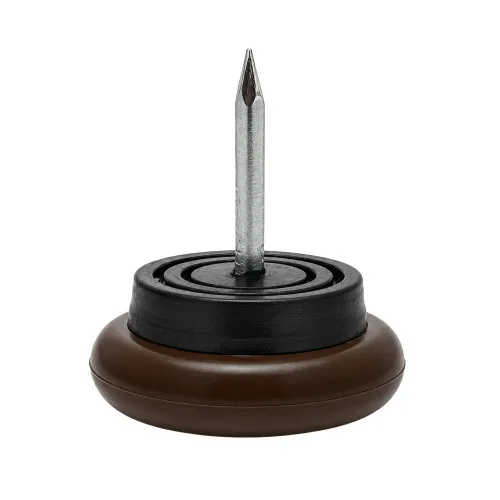 27mm Brown Nylon Furniture Glide (Nail On)