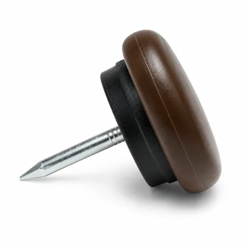 27mm Brown Nylon Furniture Glide (Nail On)