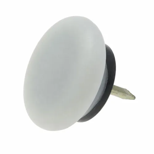 24mm Black & Natural Nylon Furniture Glide (Nail On)