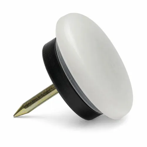27mm Black & Natural Nylon Furniture Glide (Nail On)