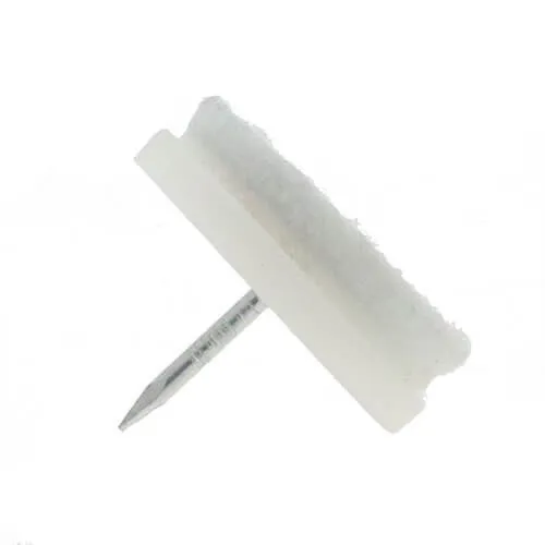30mm White Furniture Felt Glide (Nail On)
