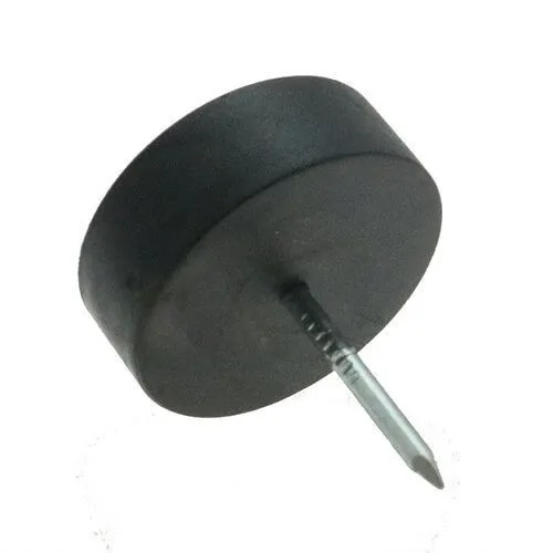 20mm Rubber Furniture Foot (Nail On) | 6mm Height