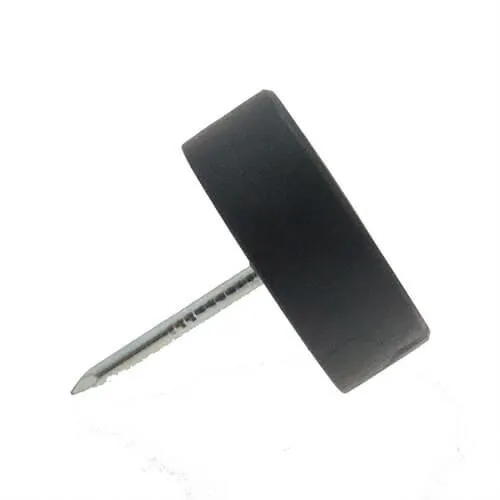 20mm Rubber Furniture Foot (Nail On) | 6mm Height
