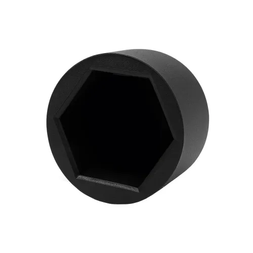 M6 Black Hex Nut & Bolt Cap (Domed) | LDPE