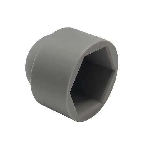 M6 Grey Hex Nut & Bolt Cap (Domed) | LDPE