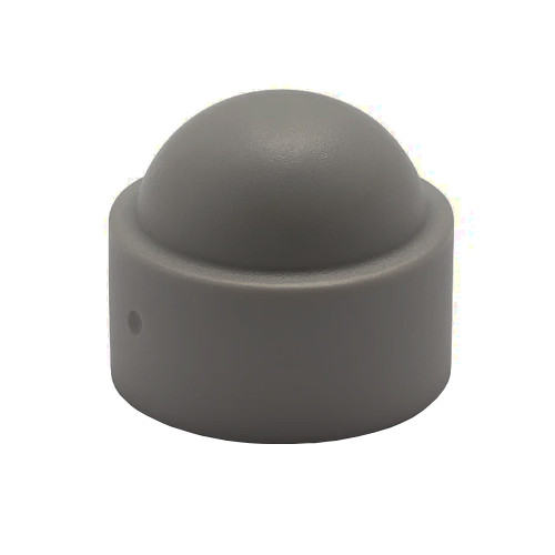 1/4IN Grey Hex Nut & Bolt Cap (Domed) | LDPE