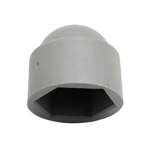1/4IN Grey Hex Nut & Bolt Cap (Domed) | LDPE