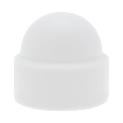 M10 Domed Nut & Bolt Caps - White LDPE | Vital Parts - NC017