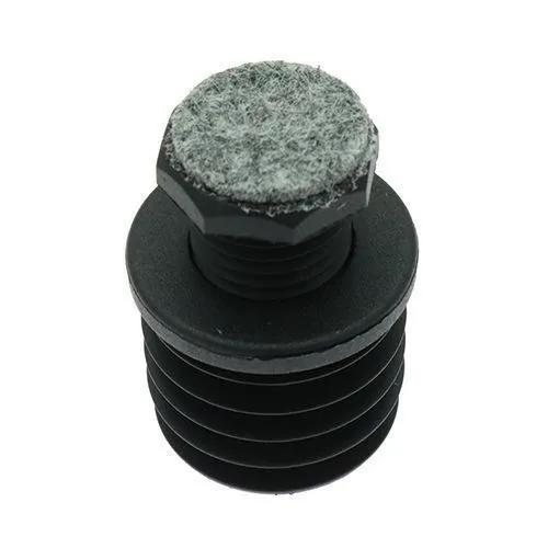 30mm One Piece Adjustable Felt Foot for Round Tube (300kg)