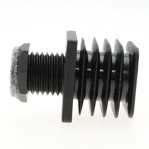 30mm x 30mm One Piece Adjustable Felt Foot for Square Tube (300kg)