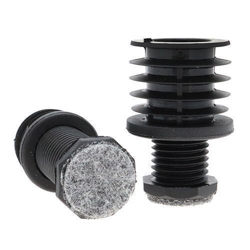 35mm One Piece Adjustable Felt Foot for Round Tube (300kg)