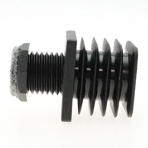 35mm x 35mm One Piece Adjustable Felt Foot for Square Tube (300kg)
