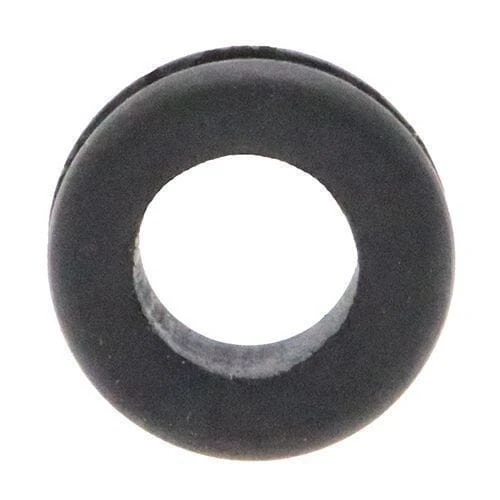 Open Rubber Grommets - 17.5mm Mounting Hole Diameter - Black SBR
