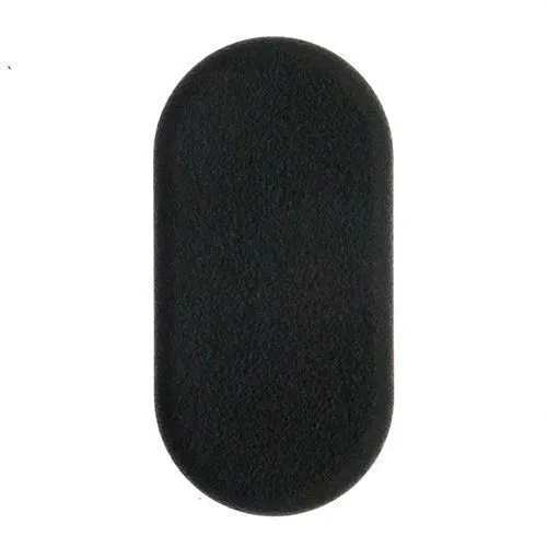 20 x 10mm Oval Tube Insert - 0.75-2mm Wall | Black LDPE