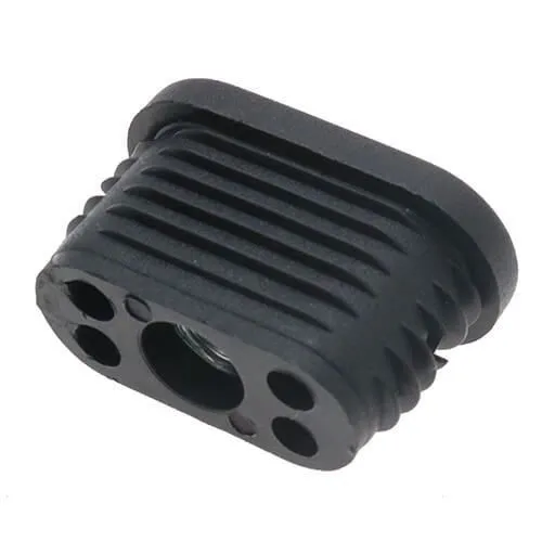 Oval Threaded Tube Insert - 38mm x 20mm Outside Diameter