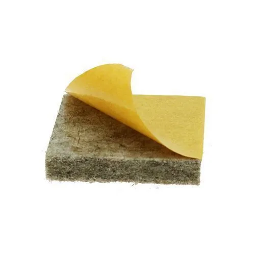 25mm x 25mm Square Felt Furniture Pad (Stick On)