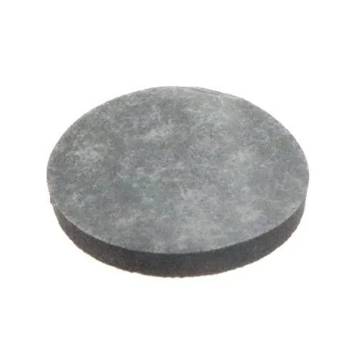 18mm Round Rubber Furniture Pad (Self Adhesive) | Black