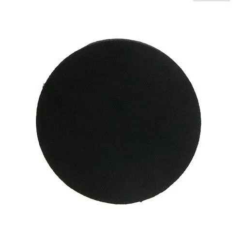 24mm Round Rubber Furniture Pad (Self Adhesive) | Black