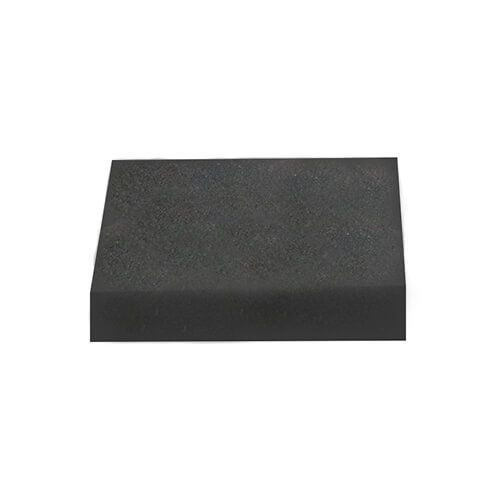 25 x 25mm Square Rubber Furniture Pad (Self Adhesive) | Black
