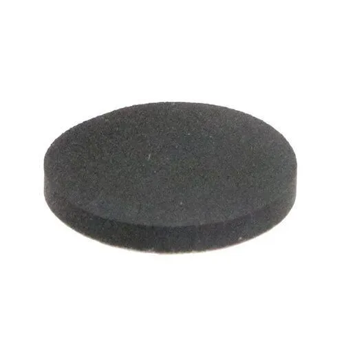 28mm Round Rubber Furniture Pad (Self Adhesive) | Black