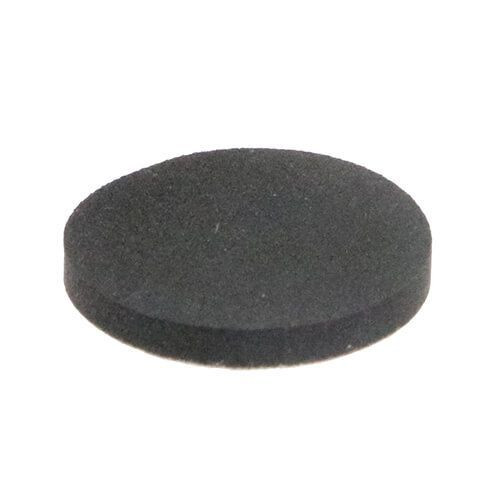34mm Round Rubber Furniture Pad (Self Adhesive) | Black