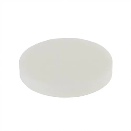 36mm Round Rubber Furniture Pad (Self Adhesive) | White