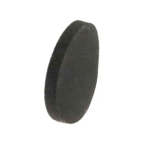 36mm Round Rubber Furniture Pad (Self Adhesive) | Black