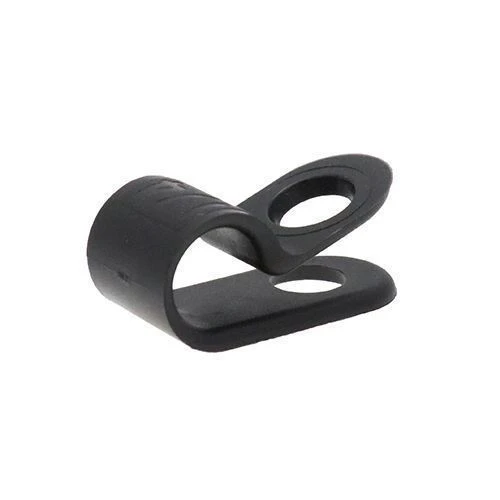 1/8" Black Nylon P Clips for Cable Fixing
