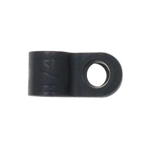 7/16" Black Nylon P Clips for Cable Fixing